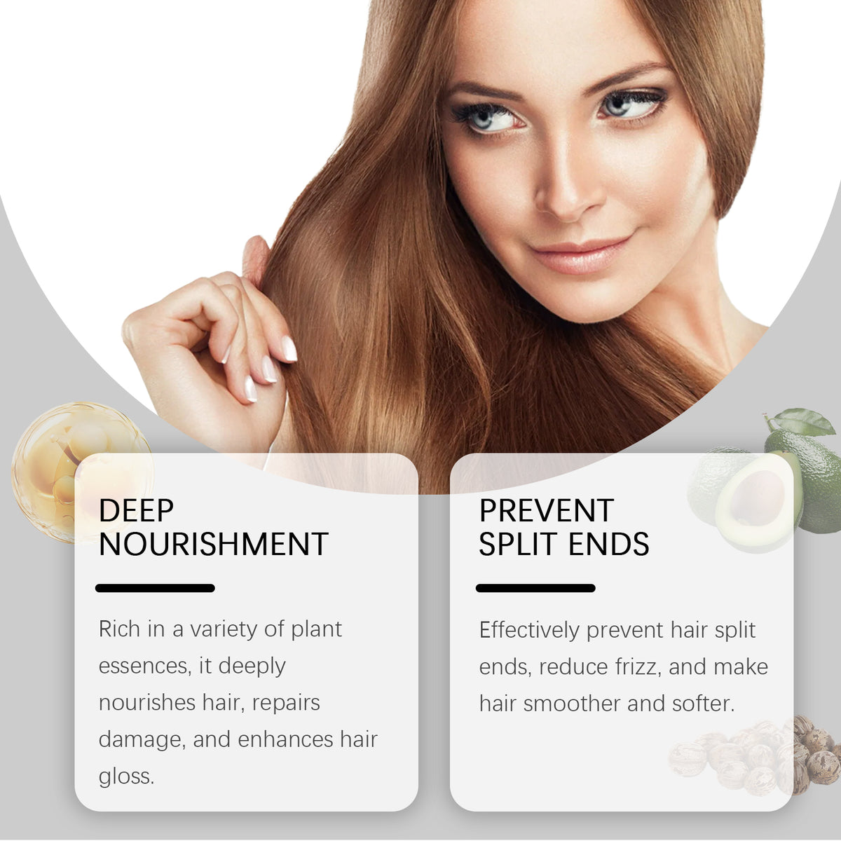 Leave-In Conditioner for Dry Hair Repair and Shine