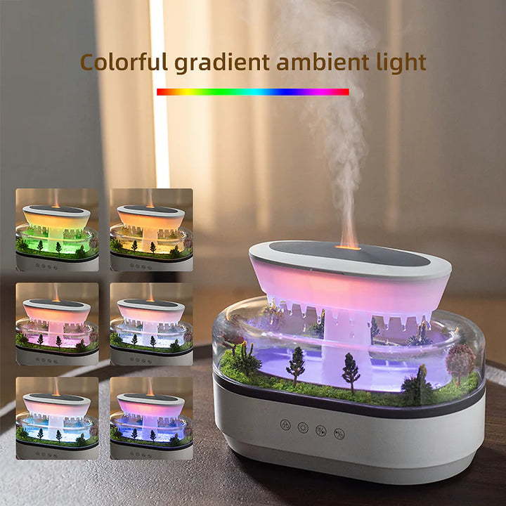 Rain Cloud Humidifier with White Noise & Night Light