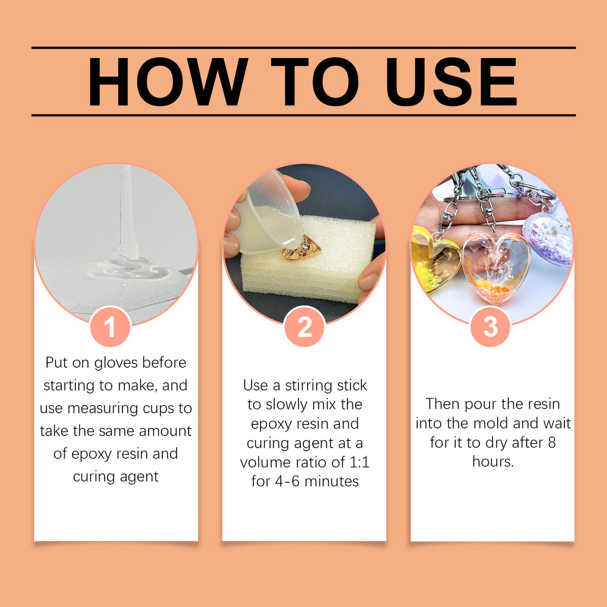 Clear Epoxy Resin Kit for Jewelry & DIY Craft Projects