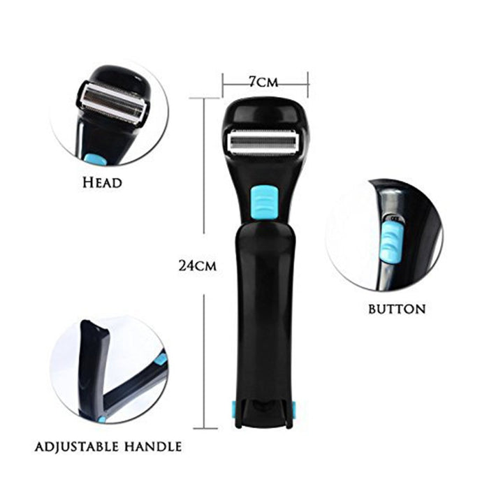 Back Shaver for Men – Long-Reach Foldable Groomer