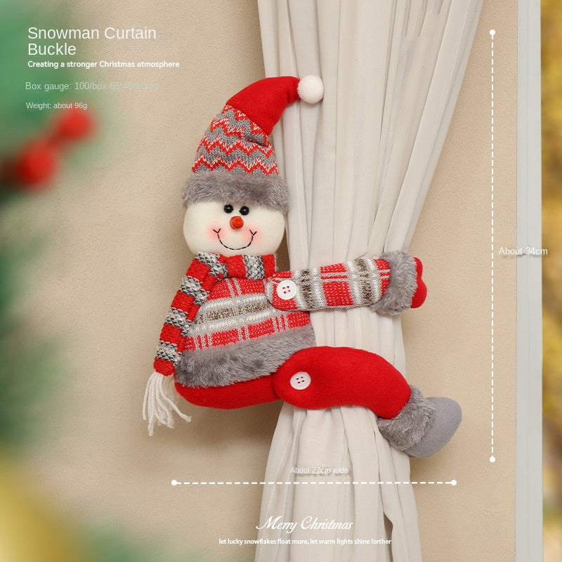 Christmas Curtain Clips for Festive Holiday Styling
