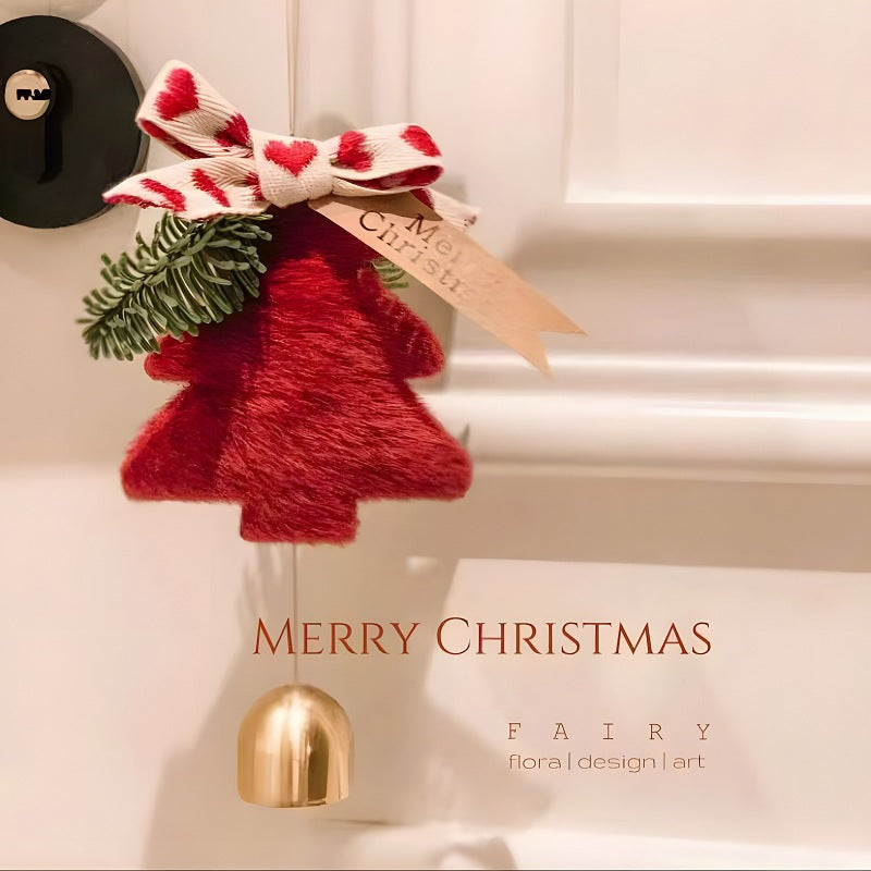 Christmas Tree Bell Ornament for Cozy Holiday Cheer