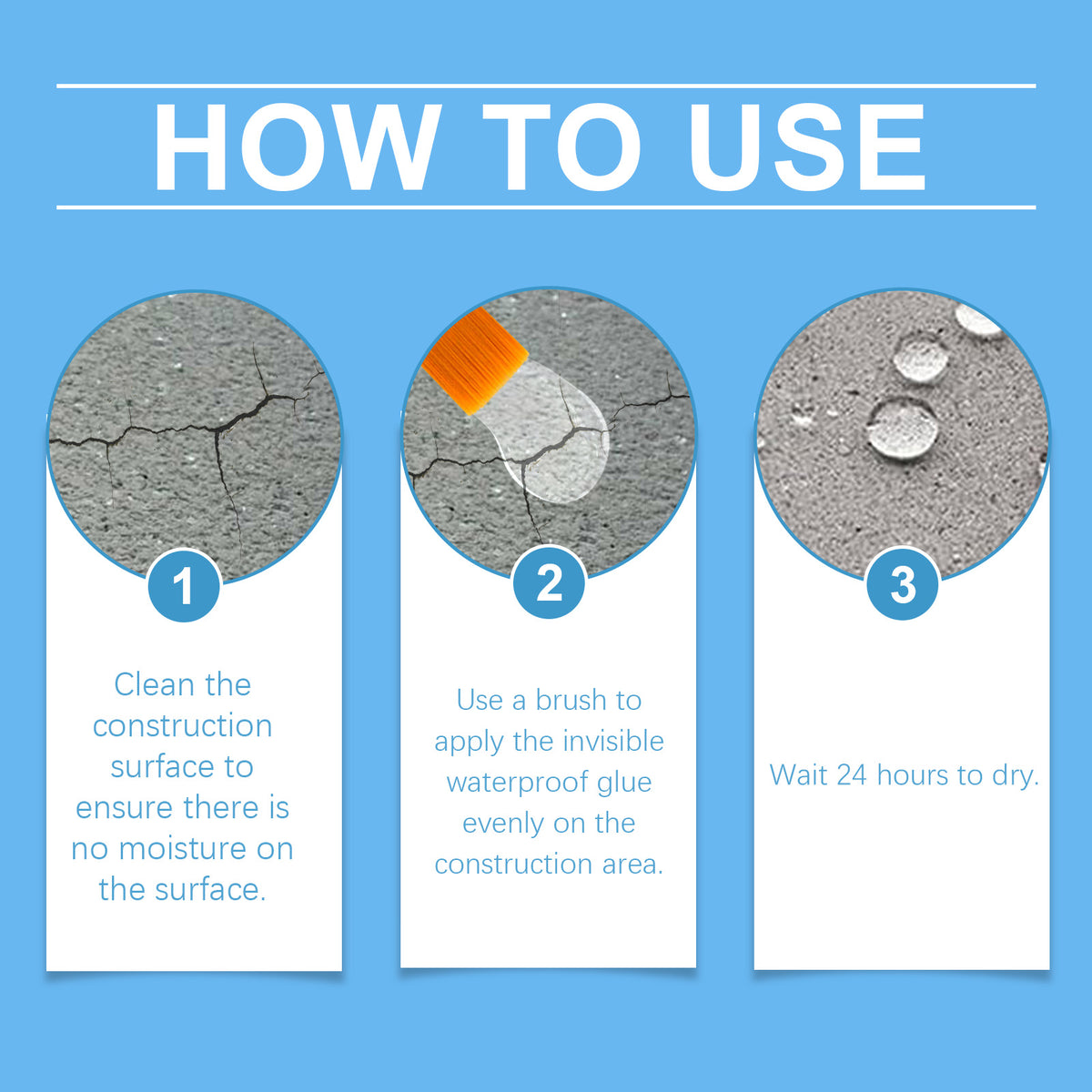 Waterproof Glue Sealant for Invisible Household Leak Repairs