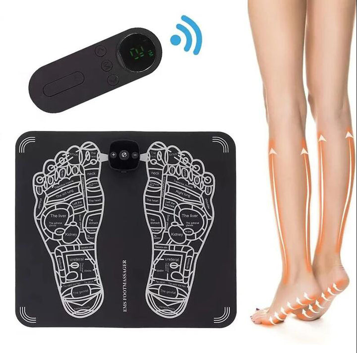 EMS Electric Foot Massager Mat Pulse Muscle Relax Health Car