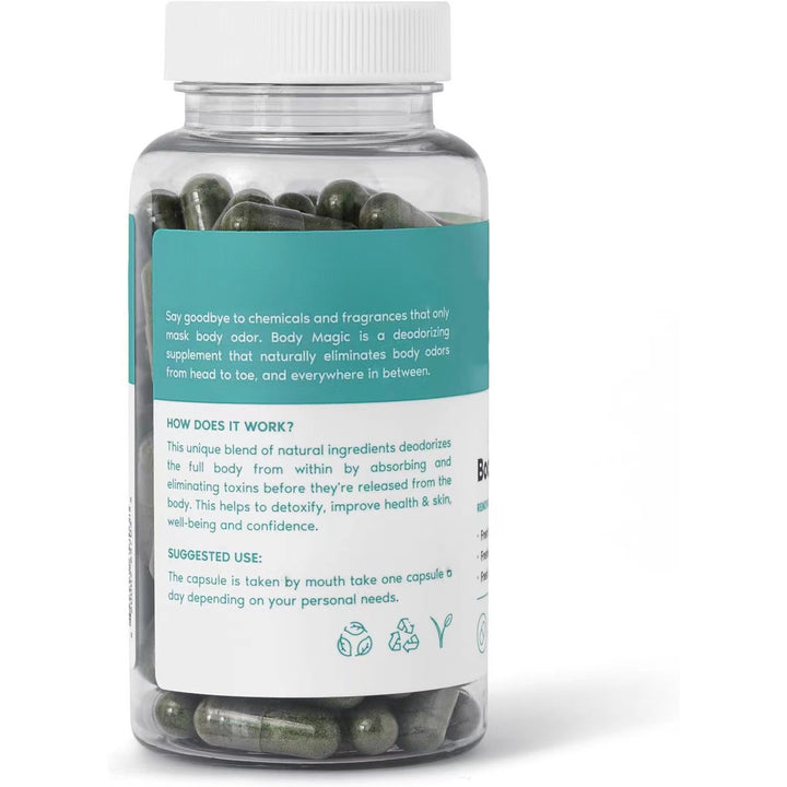 Chlorophyll Capsules — Natural Internal Deodorant & Detox