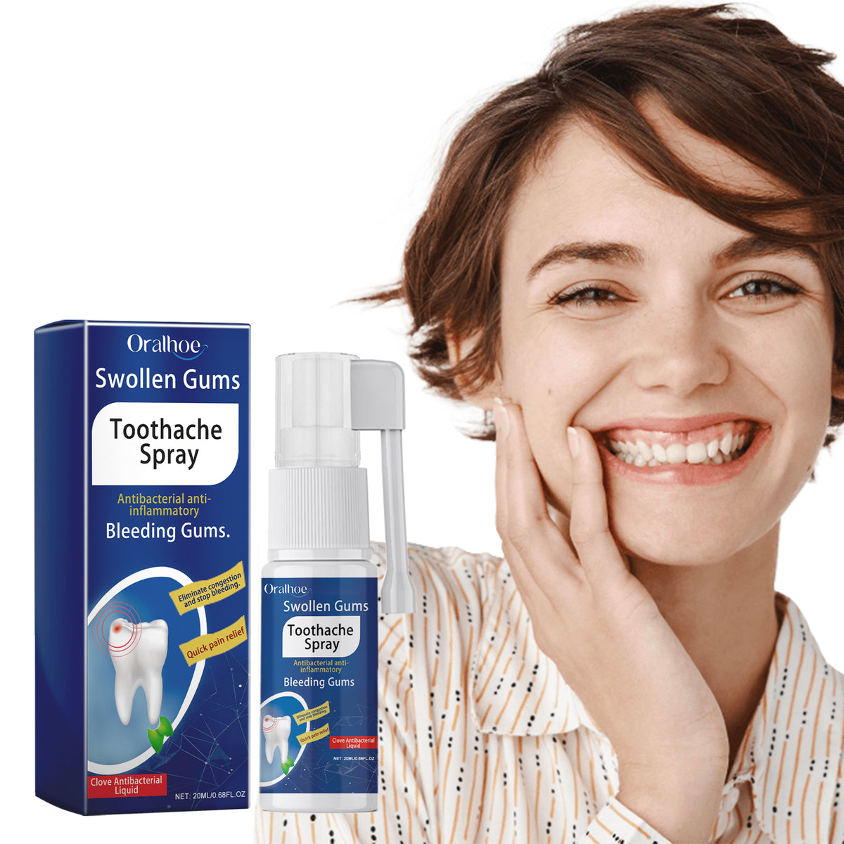 Toothache Relief Spray for Targeted Gum & Oral Care