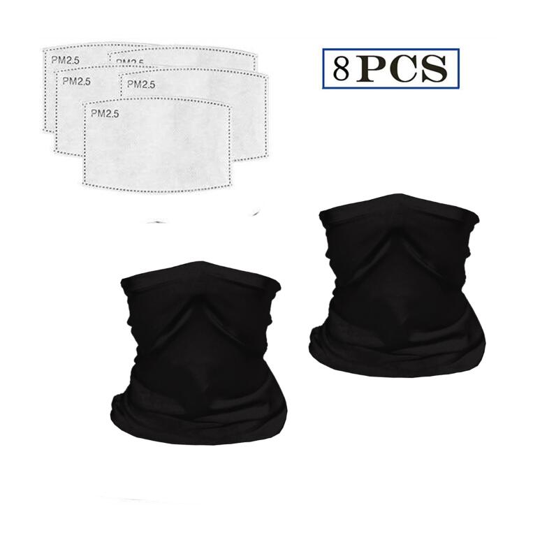 Neck Gaiter Scarf with PM2.5 Filters — All-Day Protection