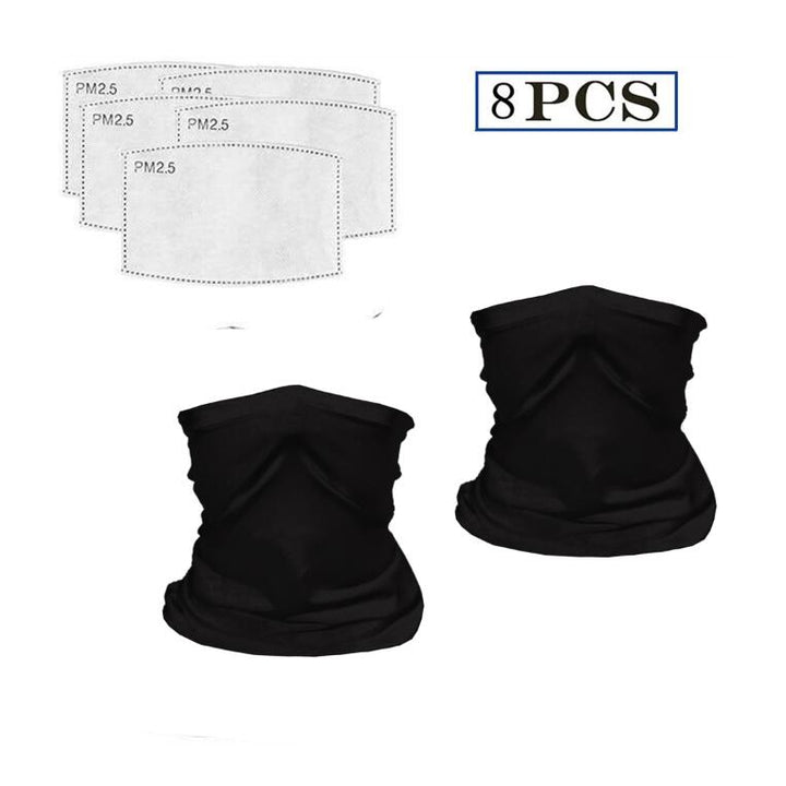 Neck Gaiter Scarf with PM2.5 Filters — All-Day Protection