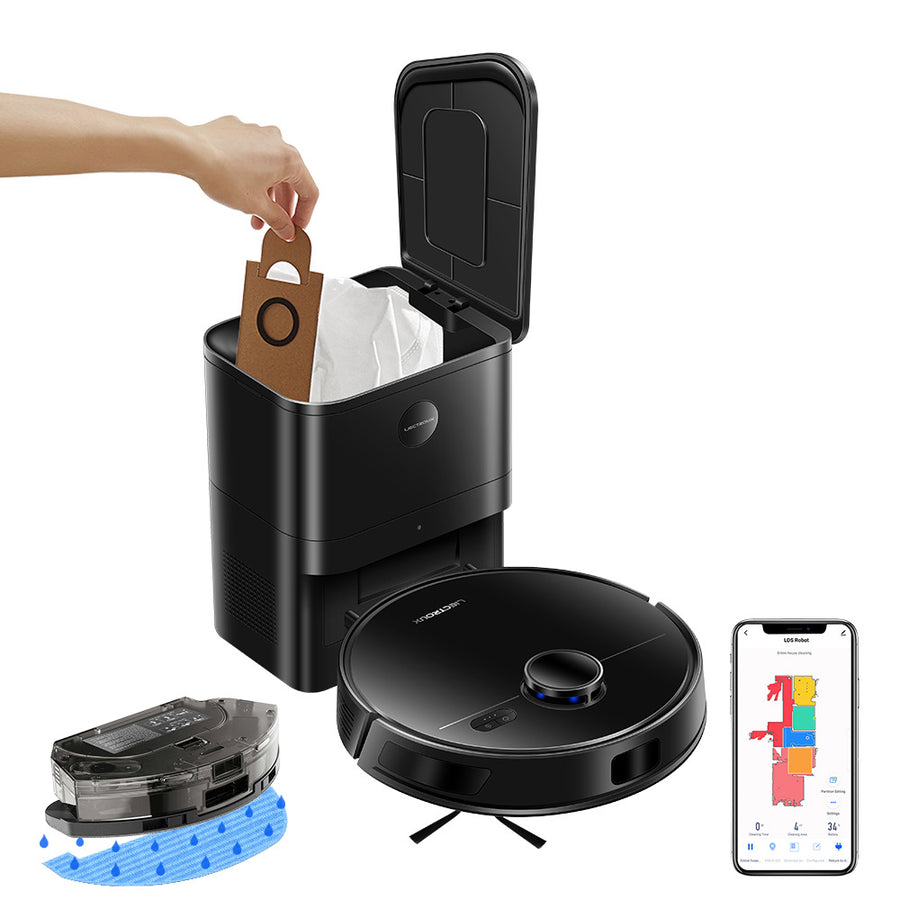 3-in-1 Robot Vacuum & Mop with Li-DAR Smart Navigation
