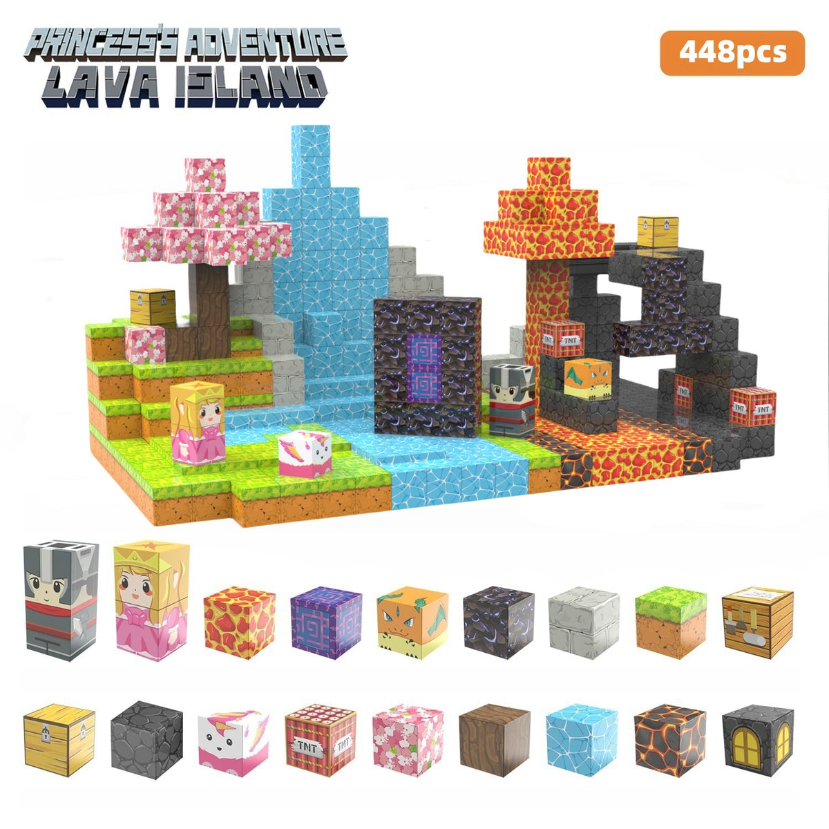 Magnetic Building Cubes for Creative 3D World Play
