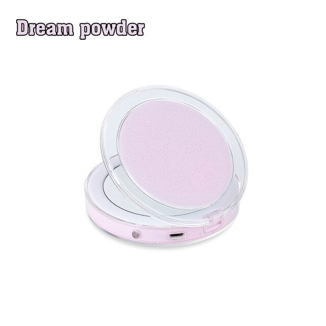 LED Compact Travel Makeup Mirror — Flawless Lighting Anywhere
