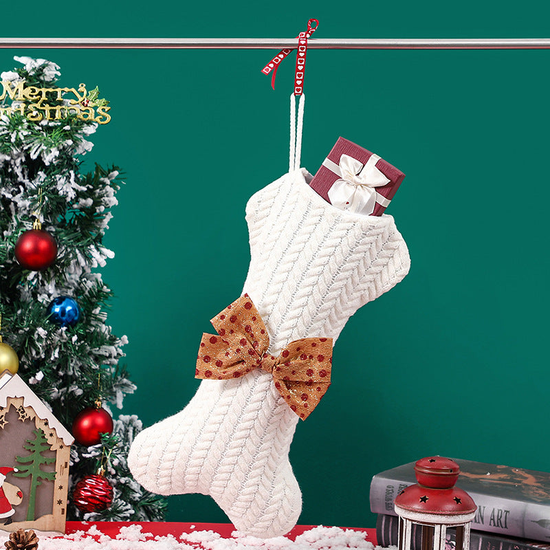 Knitted Christmas Stocking Ornaments for Cozy Tree Decor