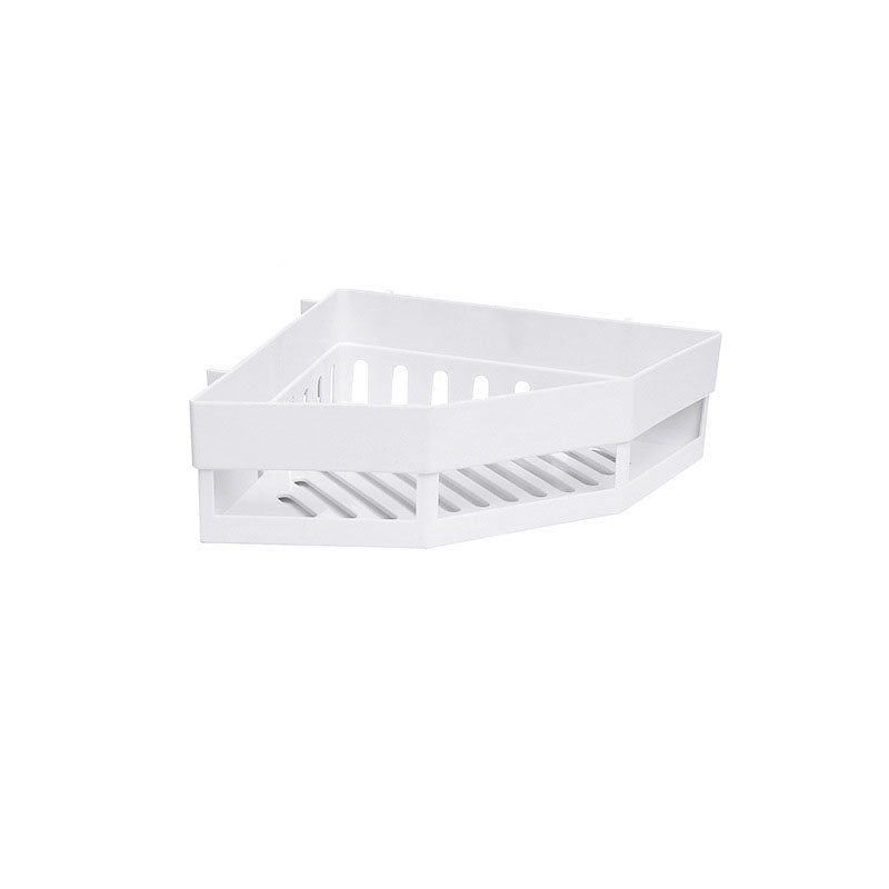 No Drill Corner Shower Caddy for Tile Bathroom Storage