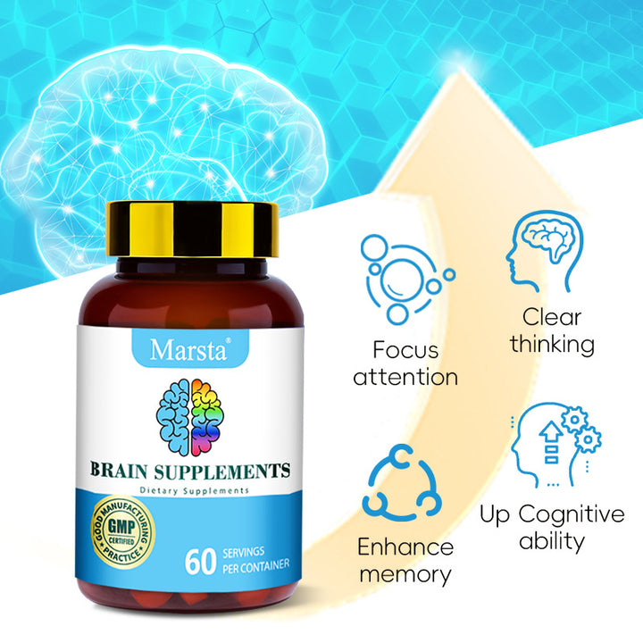 Brain Health Vitamin Capsules — Sharper Focus & Memory Support