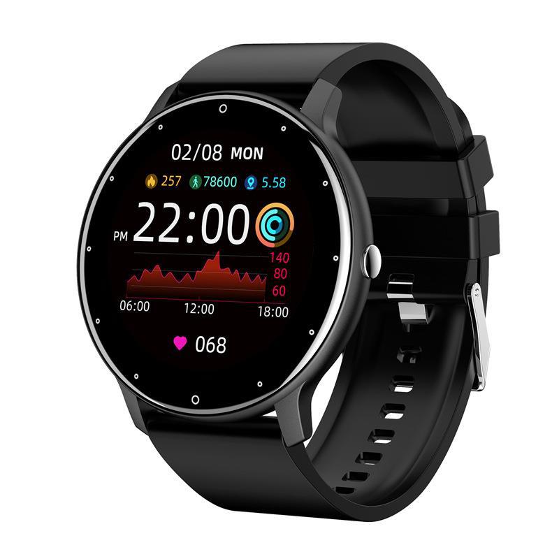 Round Smart Watch with Heart Rate and Sleep Tracking