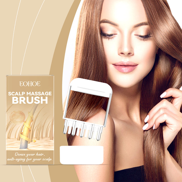 Scalp Massage Brush for Tension Relief & Hair Luster