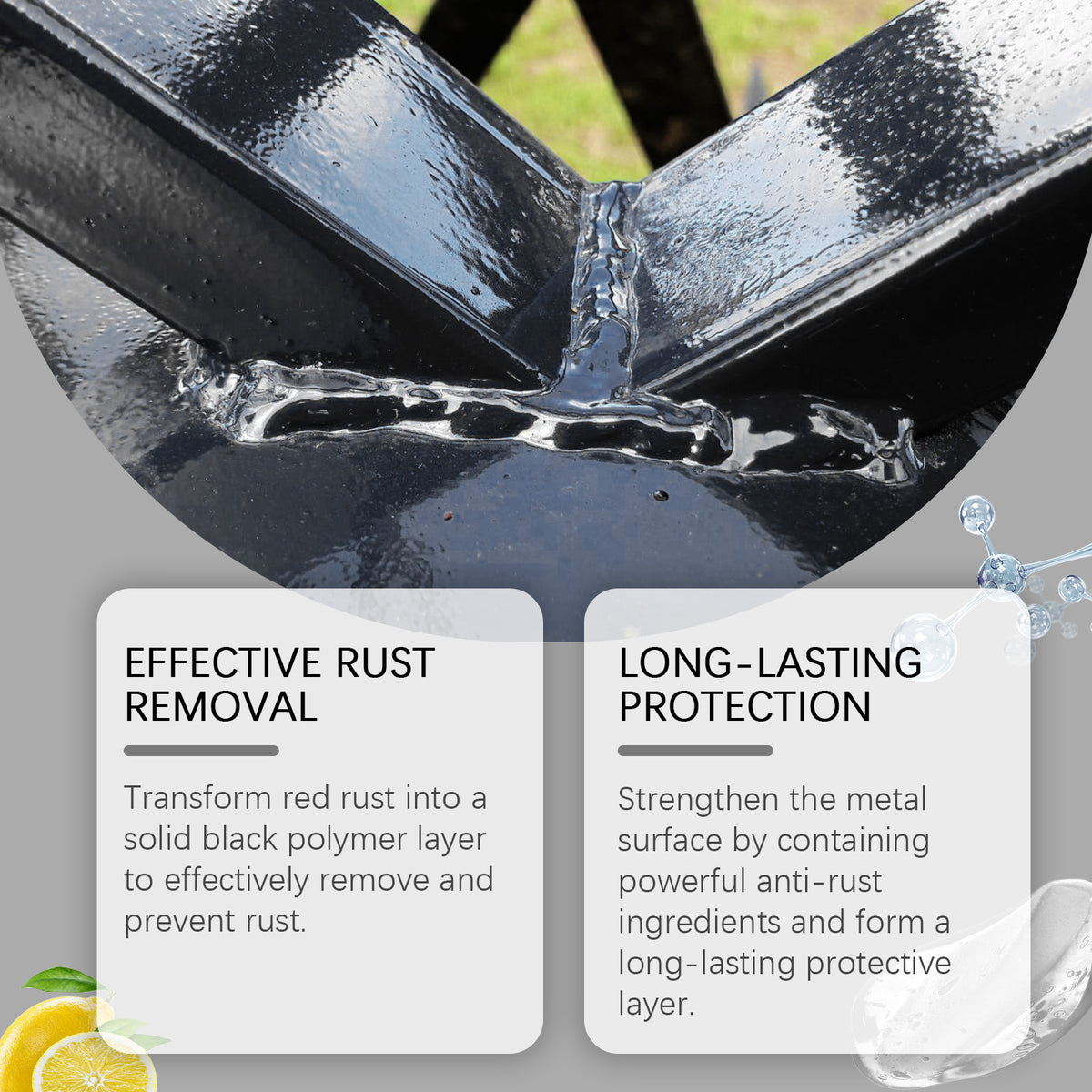 Rust Converter Treatment for Metal Anti-Rust Protection