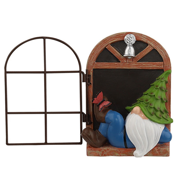 Garden Dwarf Window Decor for Tree Trunks and Walls