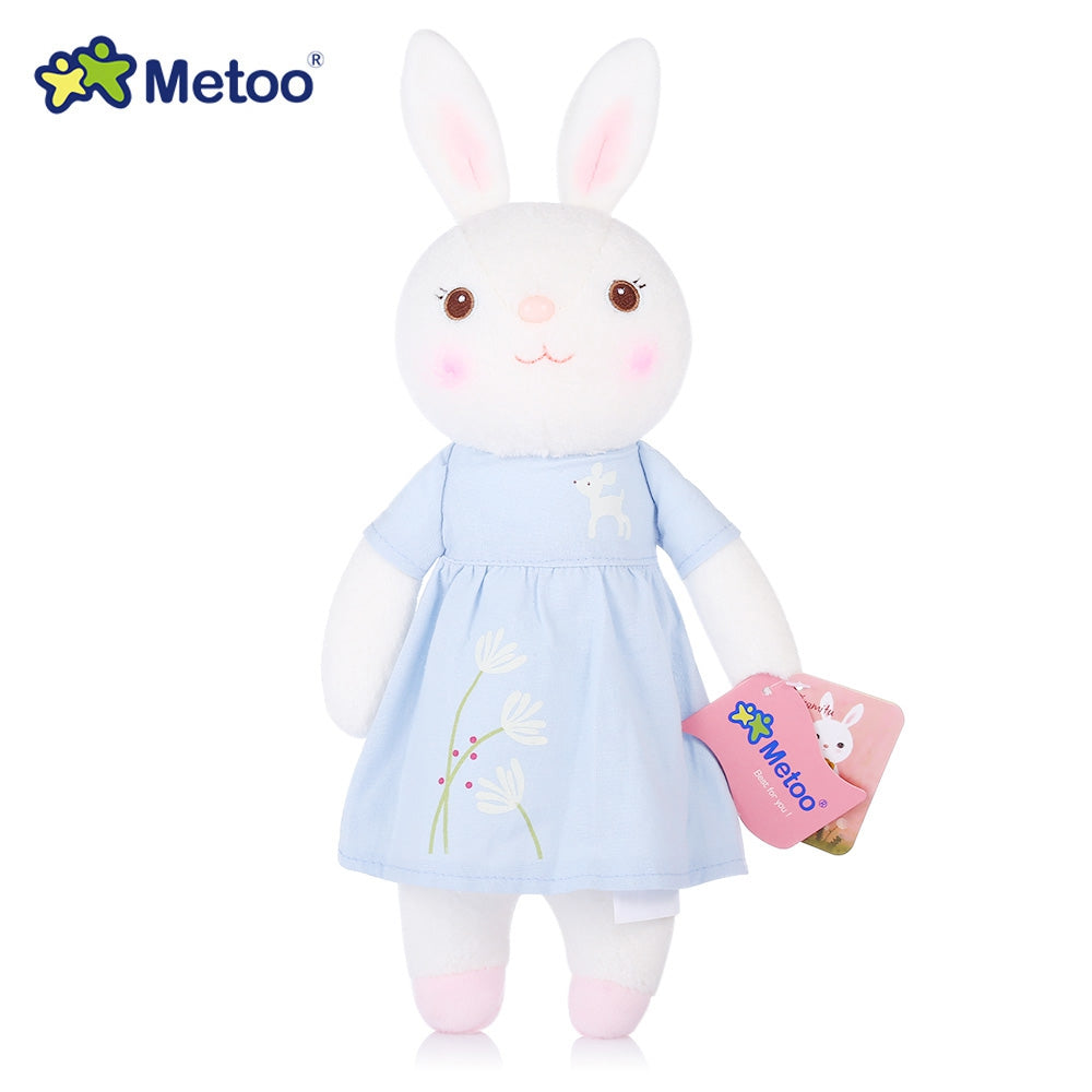 Rabbit Plush Doll With Cozy Pastel Outfits for Gifting