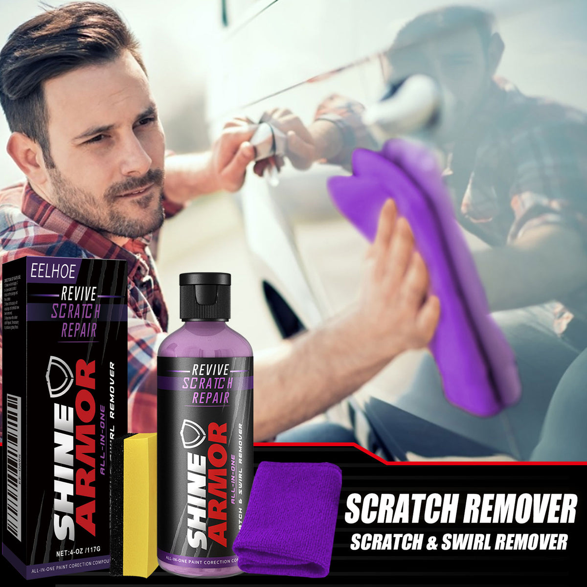 Automotive Scratch Repair Liquid for Cleaner Paint