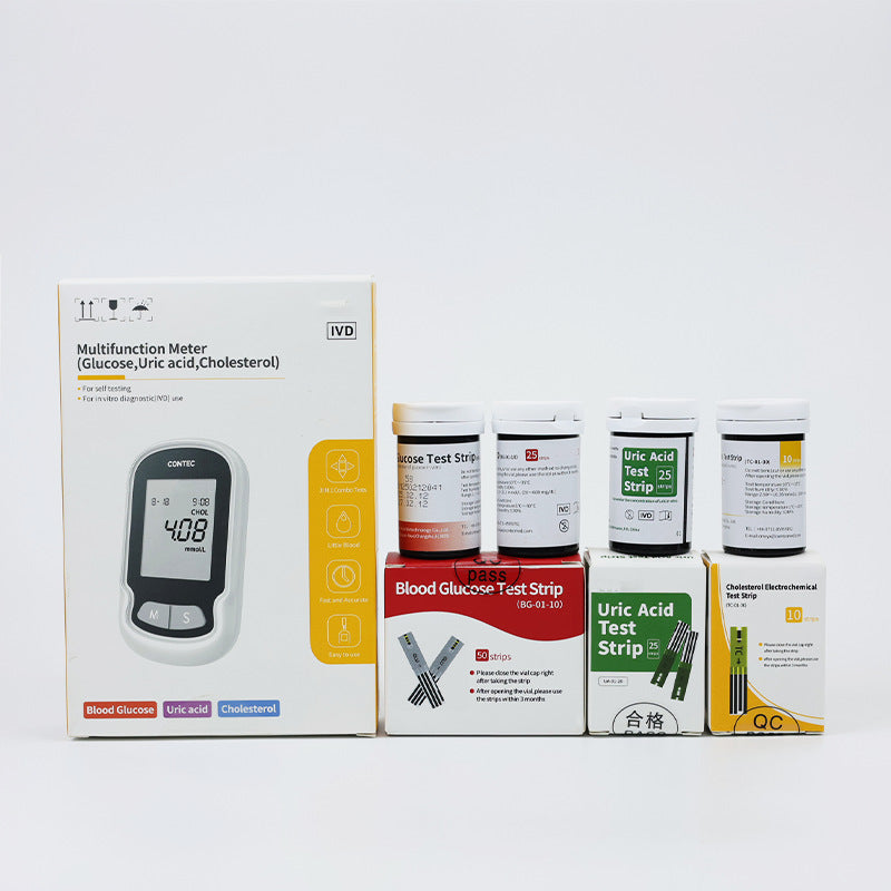 three-in-one-cholesterol-blood-glucose-uric-acid-home-monitor english single machine