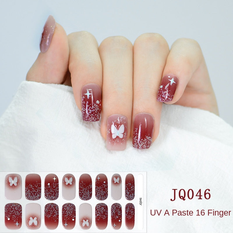 Semi-Cured UV Gel Nail Stickers — Salon Art in Seconds