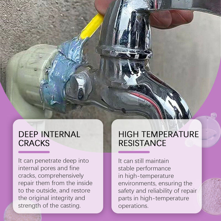 Metal Repair Adhesive for Waterproof Leak Plugging