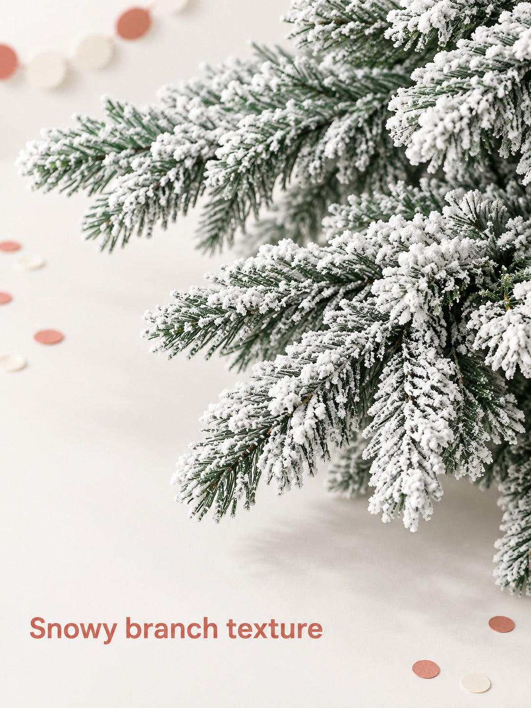 5ft Flocked Christmas Tree: Full, Sturdy, Realistic