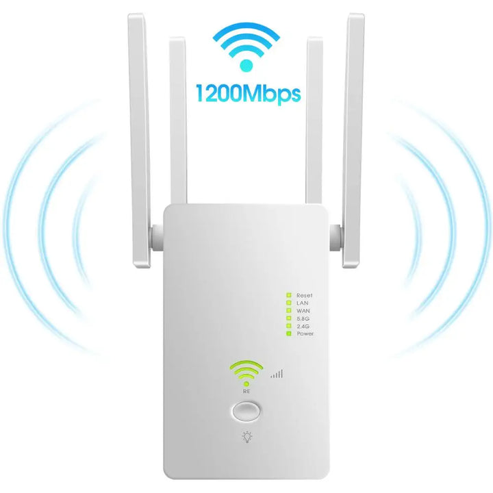 5GHz WiFi Extender 1200Mbps Dual Band Range Booster