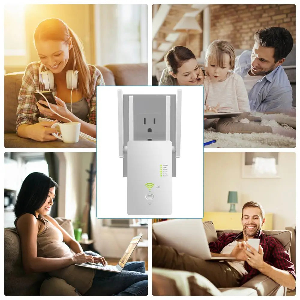 5GHz WiFi Extender 1200Mbps Dual Band Range Booster