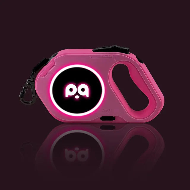 5M Retractable Dog Leash With LED Night Visibility
