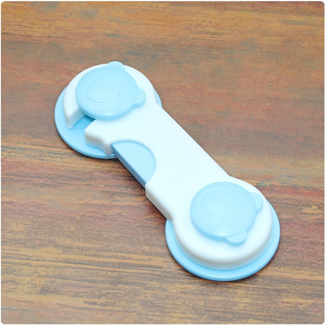 Cabinet Locks Child Safety 5-Pack No Drill Adhesive