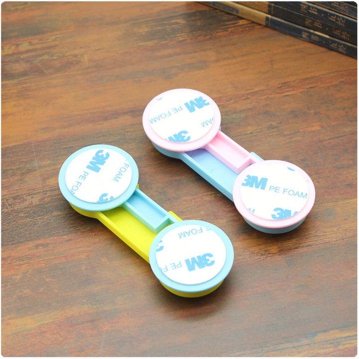 Cabinet Locks Child Safety 5-Pack No Drill Adhesive