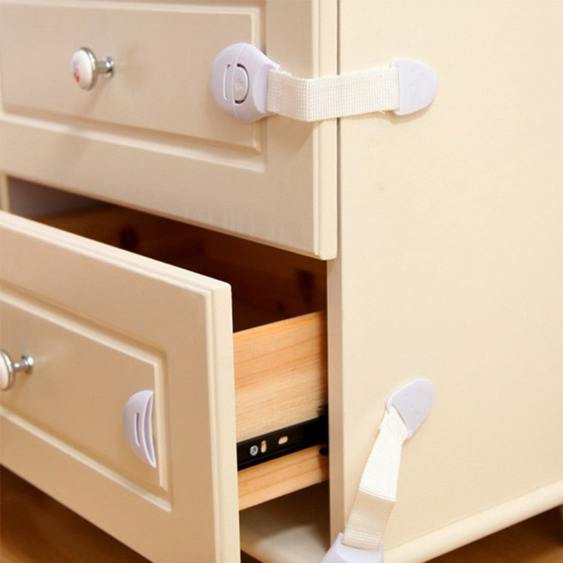 Cabinet Safety Locks for Toddlers | Adjustable Straps