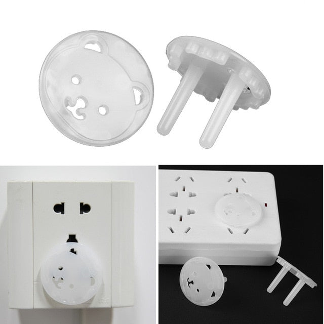 Bear Outlet Covers for Childproof Electrical Safety at Home