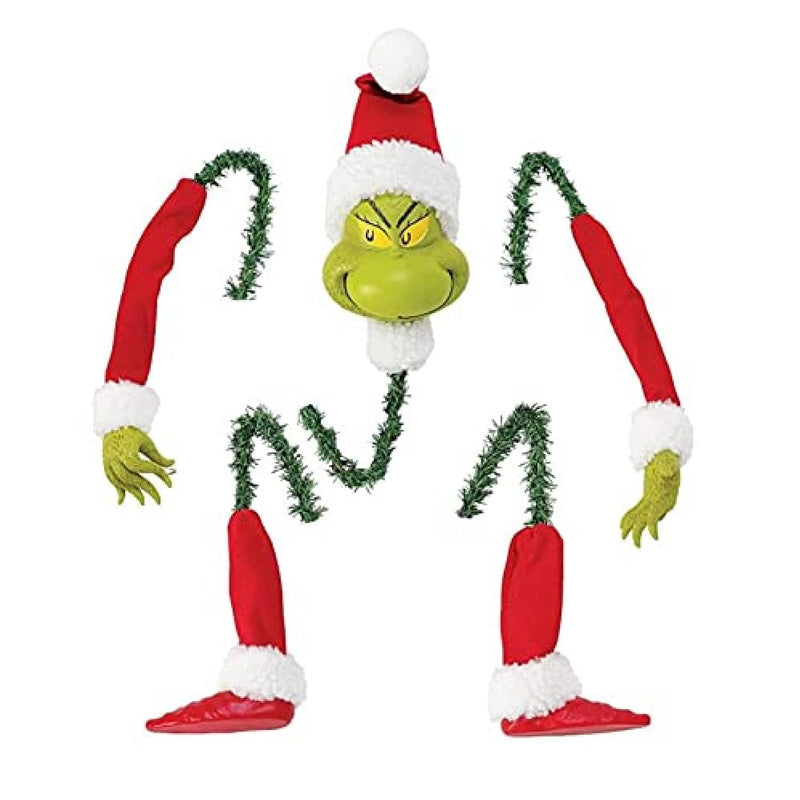 Grinch Elf Body Ornaments, 5-Piece Christmas Tree Decor