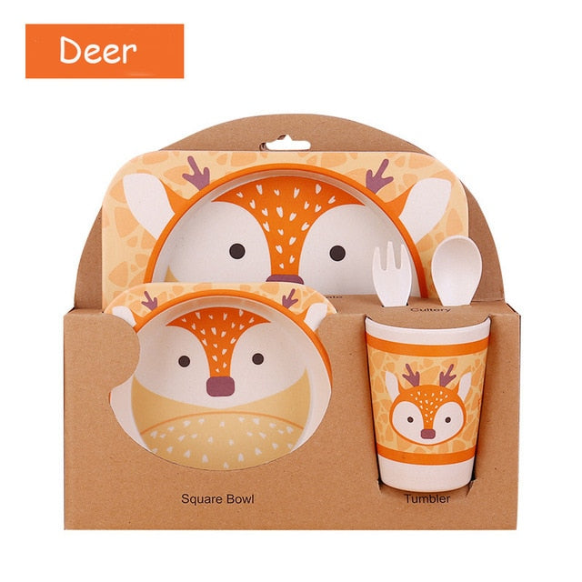 Children's Tableware Set for Fun, Independent Meals