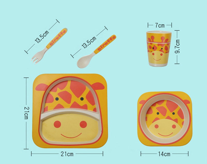 Children's Tableware Set for Fun, Independent Meals