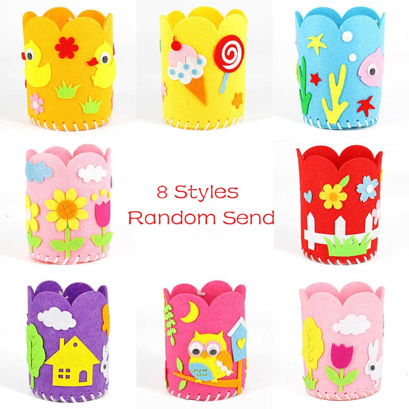Kids DIY Pencil Holder Craft Set for Creative Play