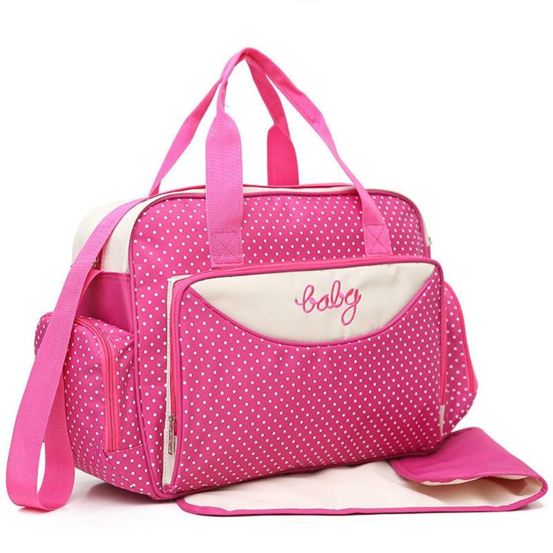 5-Piece Diaper Bag Set for Organized Baby Outings
