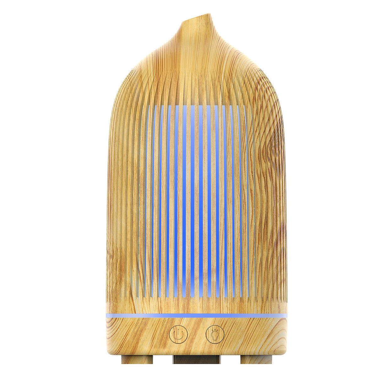 Wood Grain Ultrasonic Aroma Diffuser with 7 LED Colors