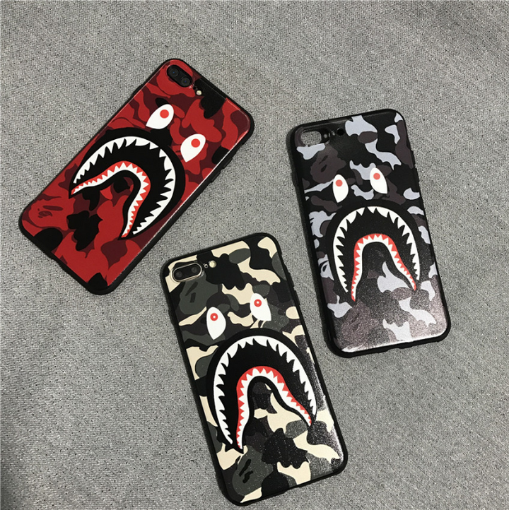 Shark Mouth Camo Phone Case for iPhone 6/7/8 Plus Bold