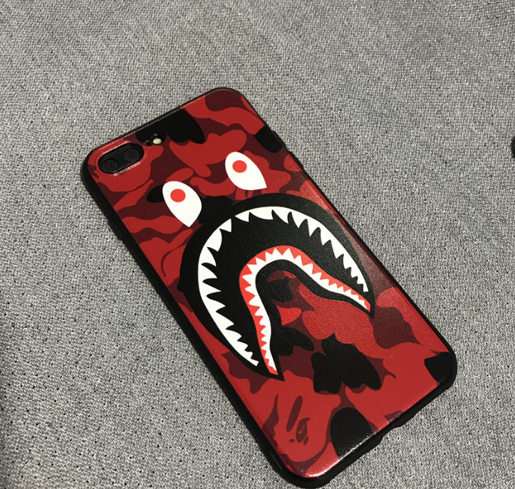 Shark Mouth Camo Phone Case for iPhone 6/7/8 Plus Bold