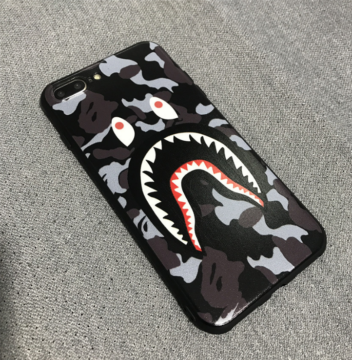 Shark Mouth Camo Phone Case for iPhone 6/7/8 Plus Bold