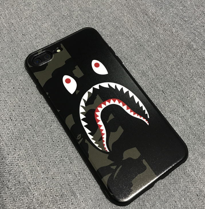 Shark Mouth Camo Phone Case for iPhone 6/7/8 Plus Bold