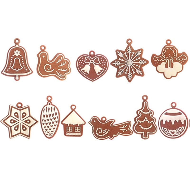 Mini Gingerbread Christmas Ornaments for Festive Decor
