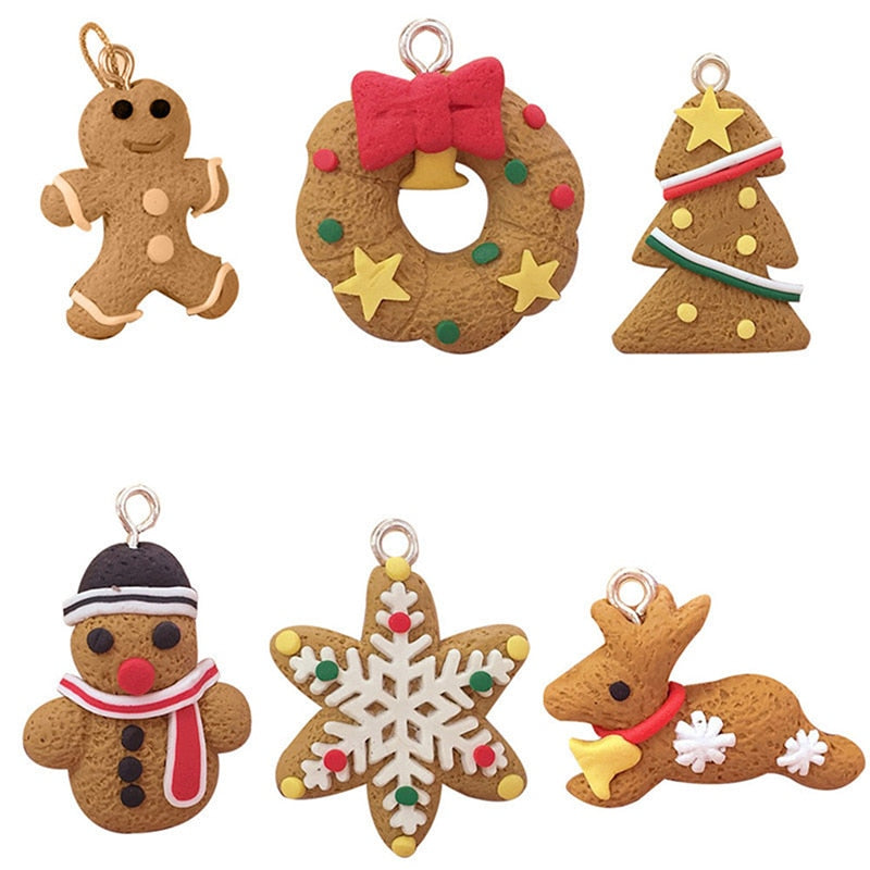 Mini Gingerbread Christmas Ornaments for Festive Decor