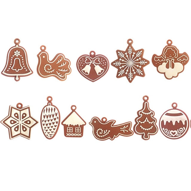 Mini Gingerbread Christmas Ornaments for Festive Decor