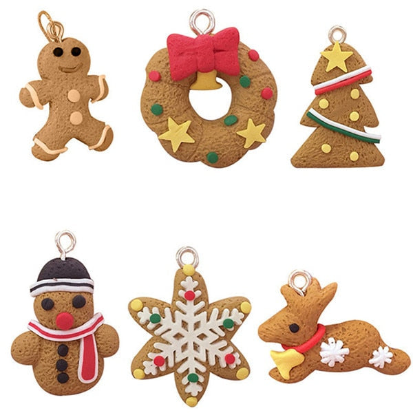 Mini Gingerbread Christmas Ornaments for Festive Decor