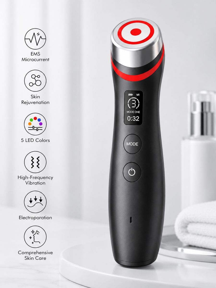 6-in-1 LED Microcurrent Skin Rejuvenation Beauty Device – wanelo